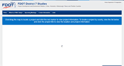 Desktop Screenshot of fdotd7studies.com
