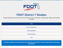 Tablet Screenshot of fdotd7studies.com